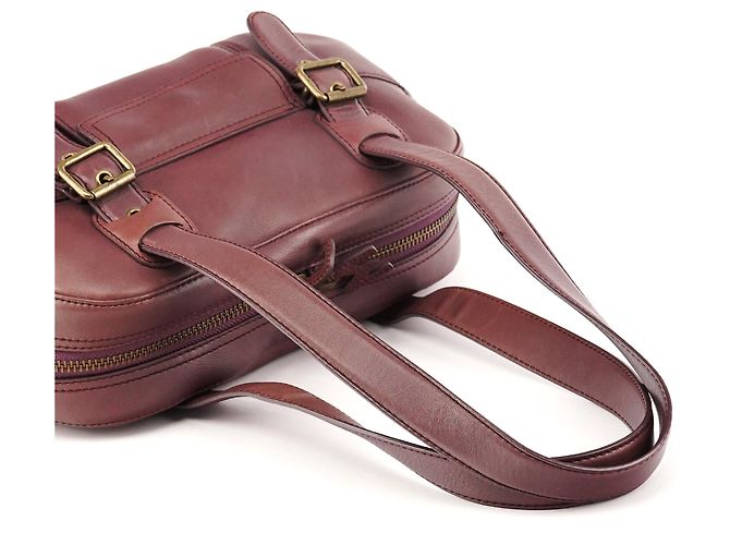 Marc Jacobs Bolsa Bowling em couro roxo com fivela - vista 10