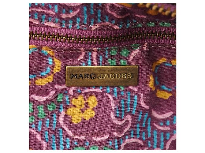 Marc Jacobs Bolsa Bowling em couro roxo com fivela - vista 11