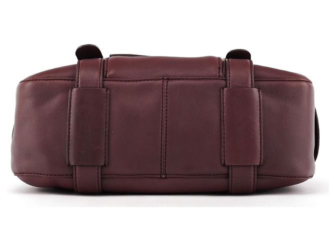 Marc Jacobs Bolsa Bowling em couro roxo com fivela - vista 5