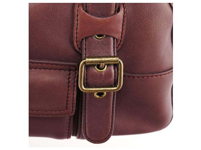 Marc Jacobs Bolsa Bowling em couro roxo com fivela - vista 7