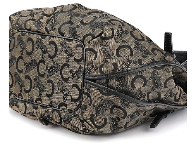 Céline Borsa a tracolla Bittersweet in Canvas Monogram brown - vista 11