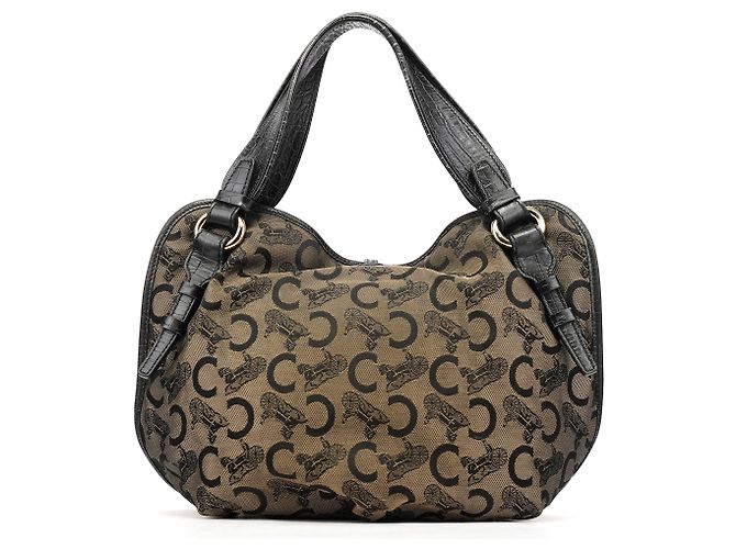 Céline Borsa a tracolla Bittersweet in Canvas Monogram brown - vista 3