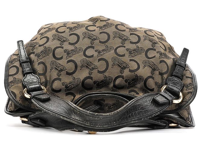 Céline Borsa a tracolla Bittersweet in Canvas Monogram brown - vista 4