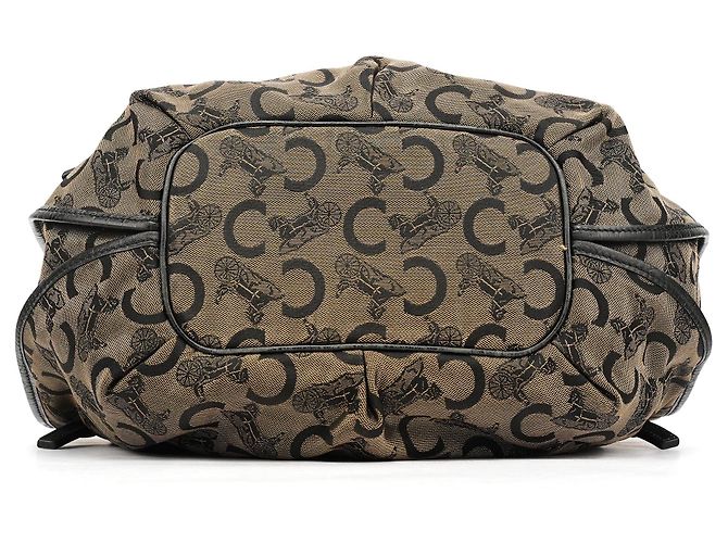 Céline Borsa a tracolla Bittersweet in Canvas Monogram brown - vista 5