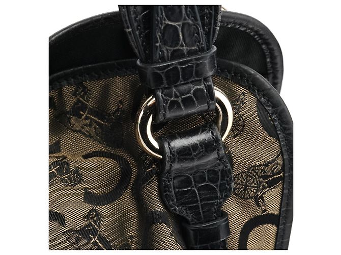 Céline Borsa a tracolla Bittersweet in Canvas Monogram brown - vista 8