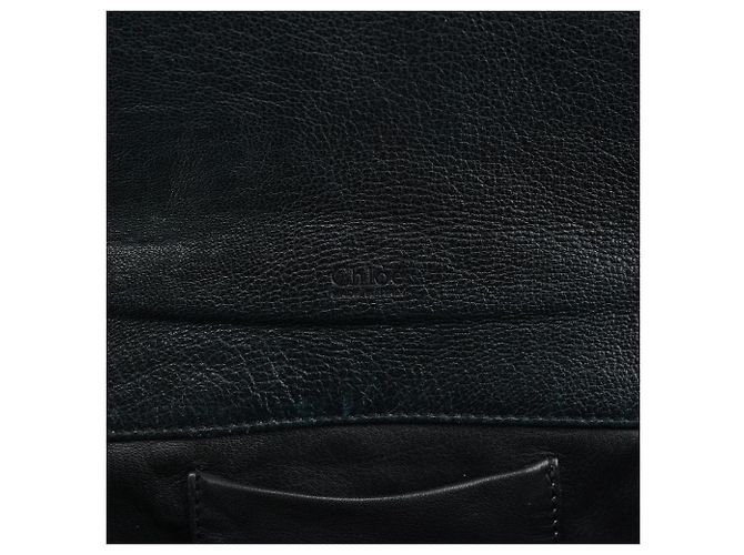 Chloé Graue Schultertasche aus Wollstrick mit Kette - Ansicht 12
