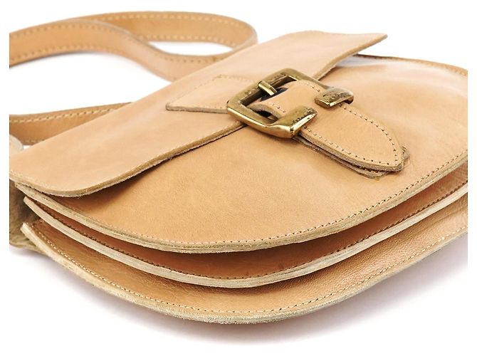 Miu Miu Borsa a tracolla in pelle beige - vista 10