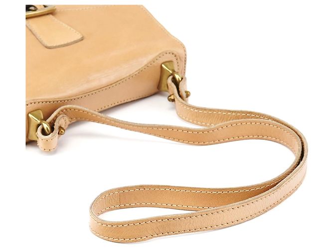Miu Miu Borsa a tracolla in pelle beige - vista 12