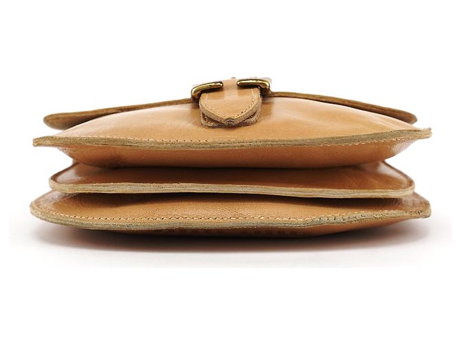 Miu Miu Borsa a tracolla in pelle beige - vista 5
