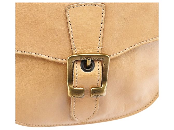 Miu Miu Borsa a tracolla in pelle beige - vista 7