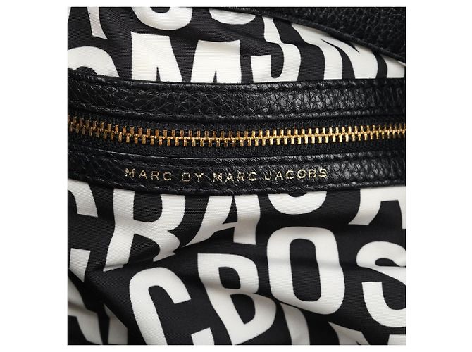 Marc by Marc Jacobs Borsa 2-Way Classic Q Fran in pelle nera - vista 10