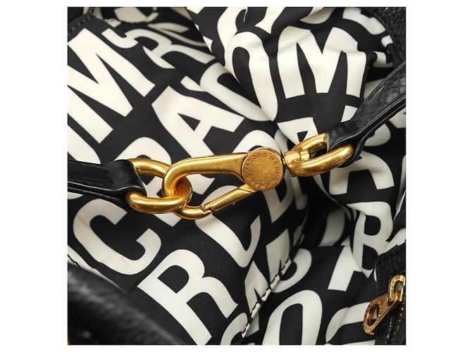 Marc by Marc Jacobs Borsa 2-Way Classic Q Fran in pelle nera - vista 12