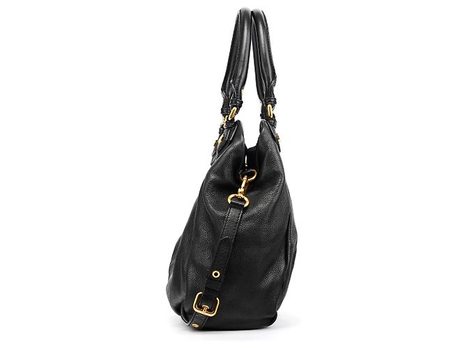 Marc by Marc Jacobs Borsa 2-Way Classic Q Fran in pelle nera - vista 2