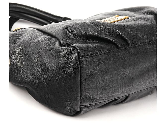 Marc by Marc Jacobs Borsa 2-Way Classic Q Fran in pelle nera - vista 7