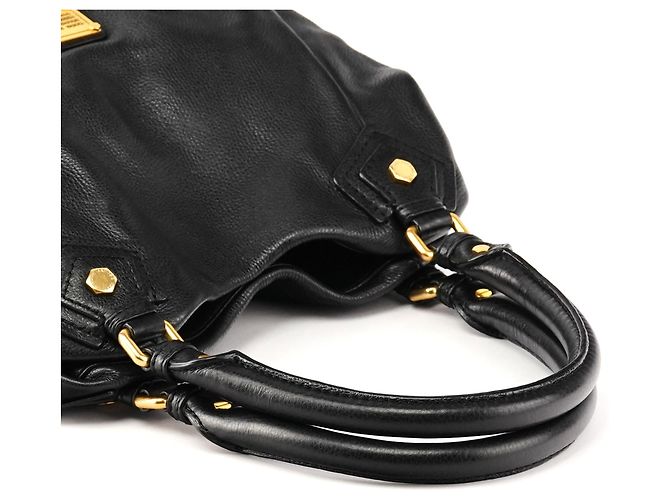 Marc by Marc Jacobs Borsa 2-Way Classic Q Fran in pelle nera - vista 9