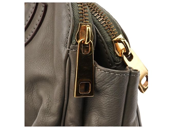 Marc Jacobs Borsa Tote Blake multi-tasche in pelle grigia - vista 10