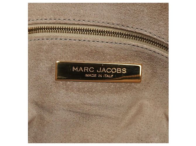 Marc Jacobs Borsa Tote Blake multi-tasche in pelle grigia - vista 12
