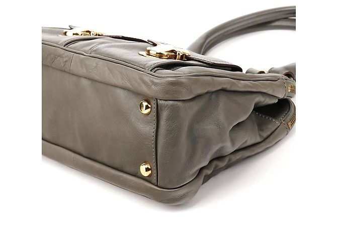 Marc Jacobs Borsa Tote Blake multi-tasche in pelle grigia - vista 8