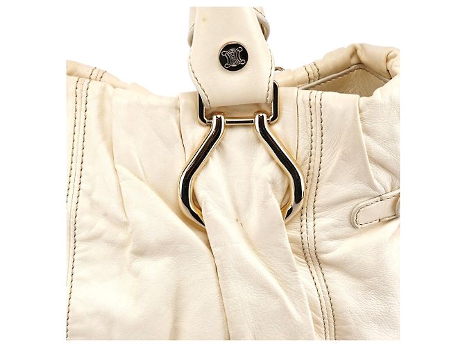 Céline Ivory Leather Pillow 2-Way Bag - Ansicht 13
