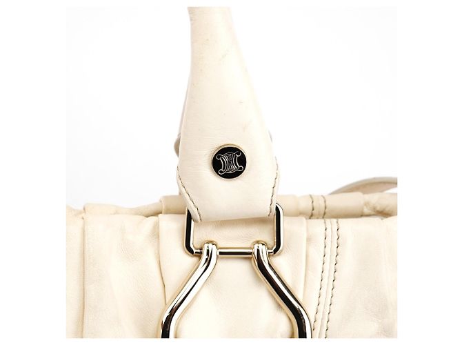 Céline Ivory Leather Pillow 2-Way Bag - Ansicht 7