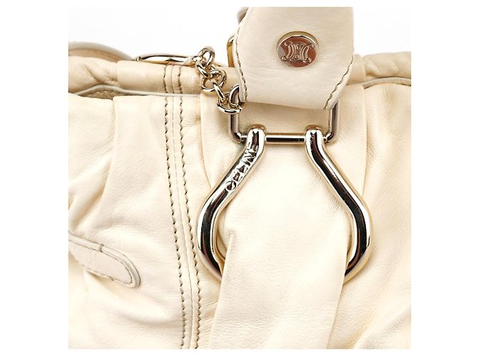 Céline Ivory Leather Pillow 2-Way Bag - Ansicht 8