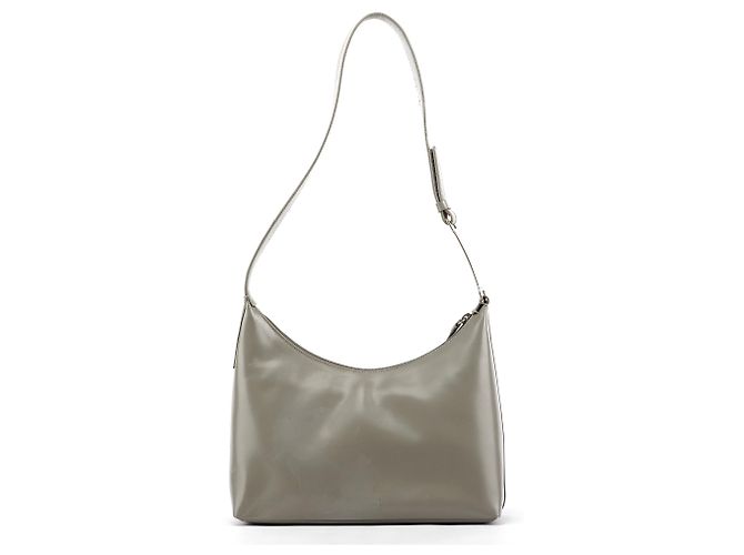 Prada Borsa a tracolla 1998 Grey Vitello Metallo - vista 3