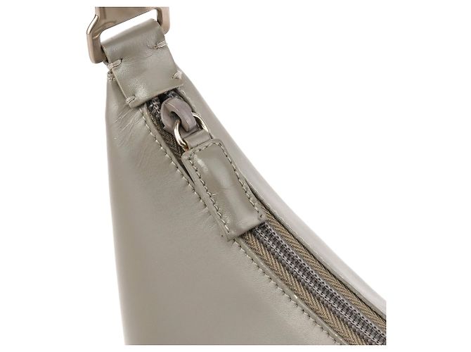 Prada Borsa a tracolla 1998 Grey Vitello Metallo - vista 7