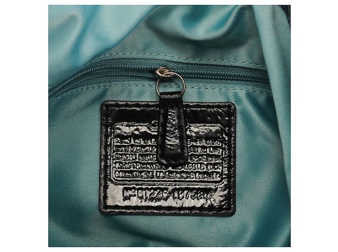 Coach Borsa a tracolla 19758M Grey Black Signature Turnlock - vista 11