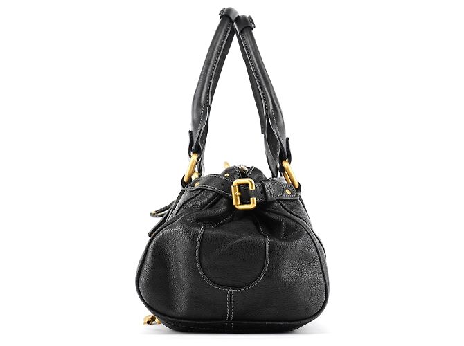 Chloé Borsa a tracolla Paddington in pelle nera - vista 2