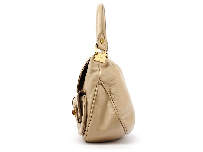Marc by Marc Jacobs Borsa 2-Way multiptasche in pelle beige - vista 2