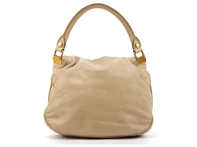 Marc by Marc Jacobs Borsa 2-Way multiptasche in pelle beige - vista 3