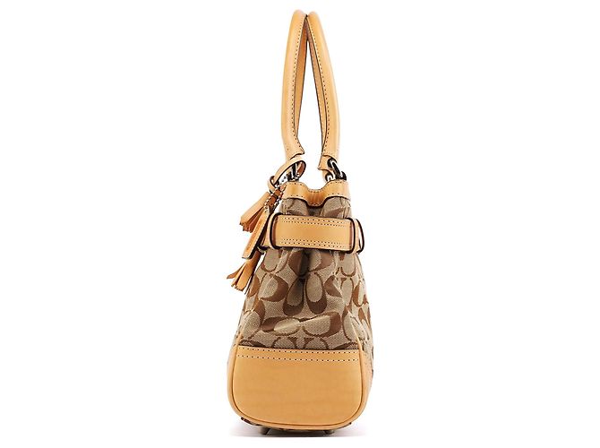 Coach Borsa Tote 8K06 Beige Tan Signature Hamptons - vista 2