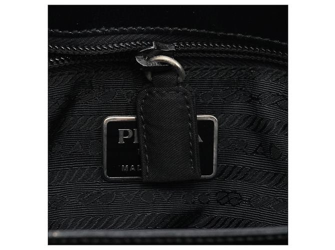 Prada Borsa a tracolla 1998 Black Tessuto Metallo - vista 10