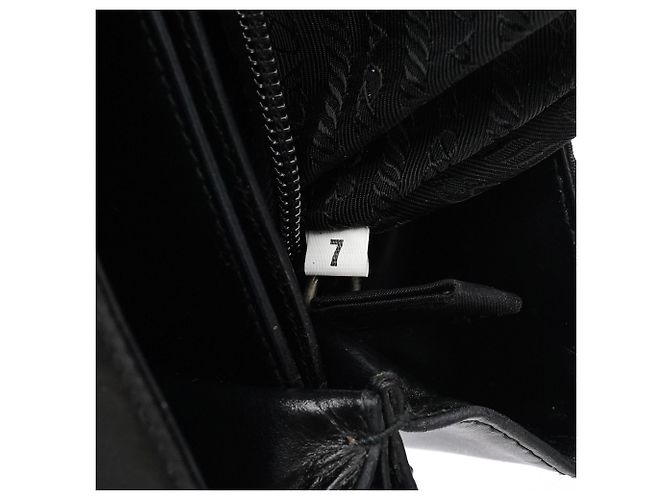 Prada Borsa a tracolla 1998 Black Tessuto Metallo - vista 11