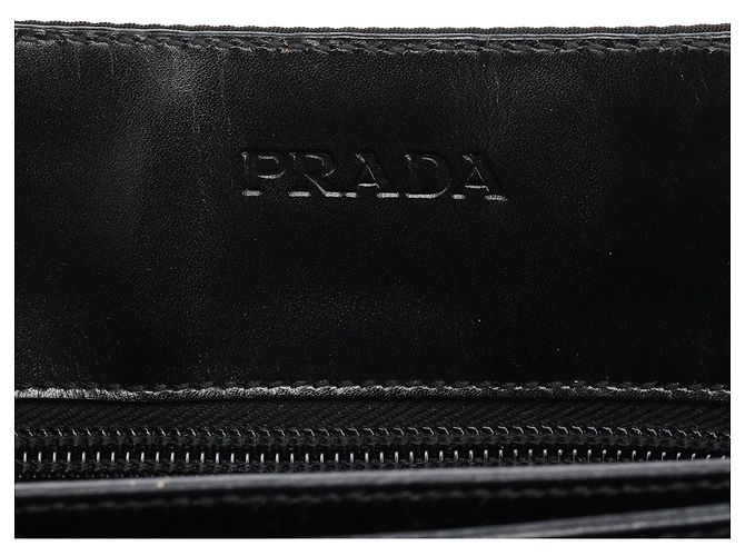 Prada Borsa a tracolla 1998 Black Tessuto Metallo - vista 12