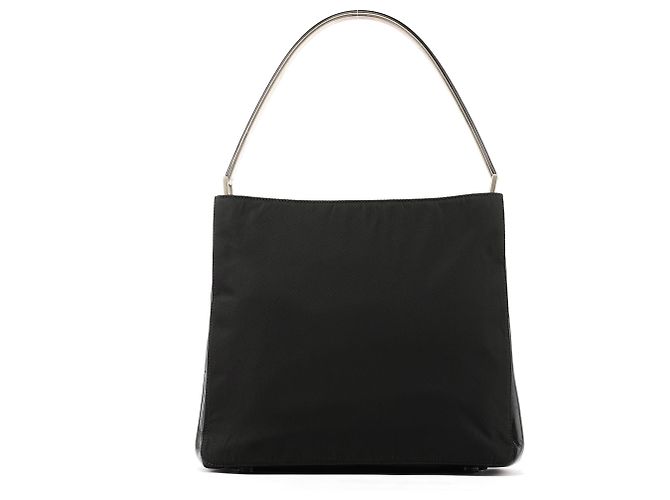 Prada Borsa a tracolla 1998 Black Tessuto Metallo - vista 3