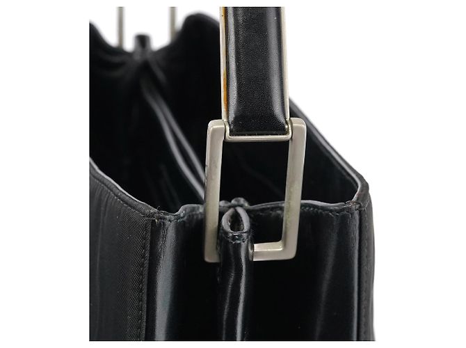 Prada Borsa a tracolla 1998 Black Tessuto Metallo - vista 5