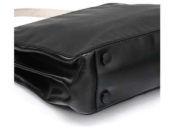 Prada Borsa a tracolla 1998 Black Tessuto Metallo - vista 6