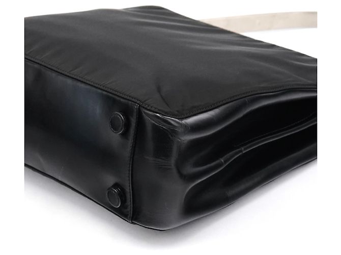 Prada Borsa a tracolla 1998 Black Tessuto Metallo - vista 7