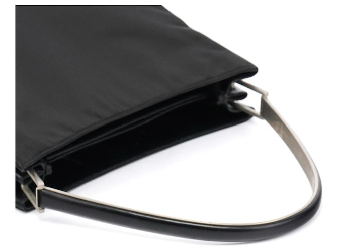 Prada Borsa a tracolla 1998 Black Tessuto Metallo - vista 8