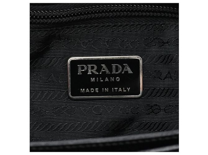 Prada Borsa a tracolla 1998 Black Tessuto Metallo - vista 9