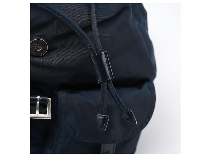 Prada Zaino B2811F Navy Tessuto Vela Backpack - vista 10