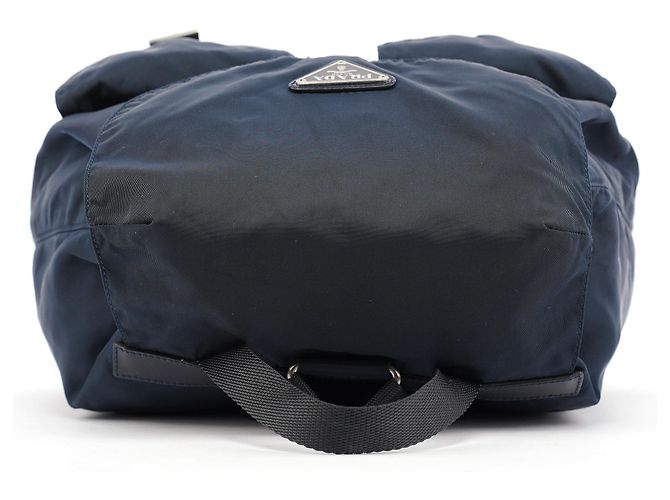 Prada Zaino B2811F Navy Tessuto Vela Backpack - vista 4