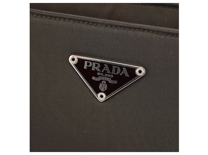 Prada Borsa a Tracolla Green Tessuto Chic - vista 6