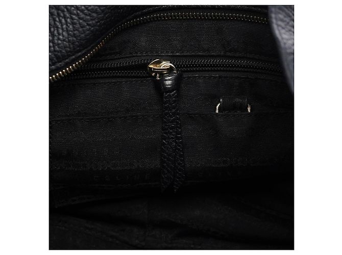 Céline Borsa a spalla Bittersweet in pelle nera - vista 13