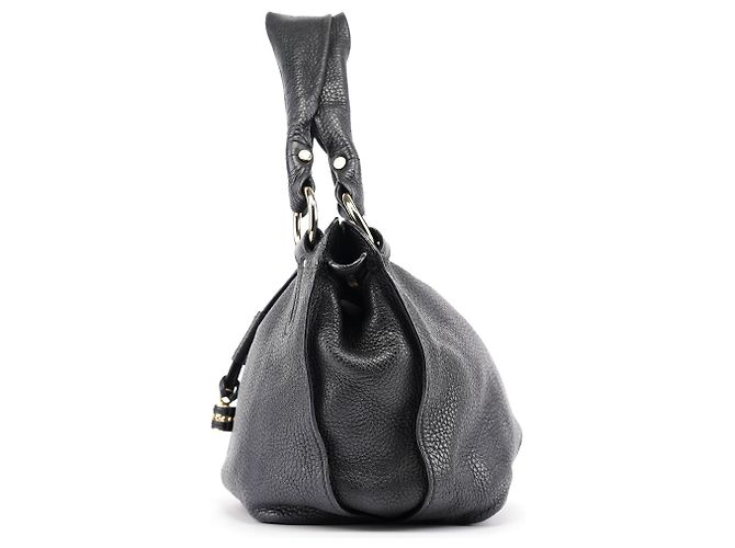 Céline Borsa a spalla Bittersweet in pelle nera - vista 2