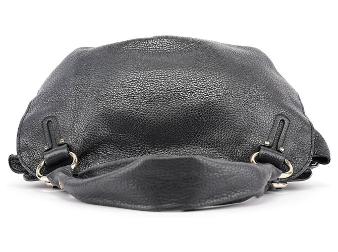 Céline Borsa a spalla Bittersweet in pelle nera - vista 4