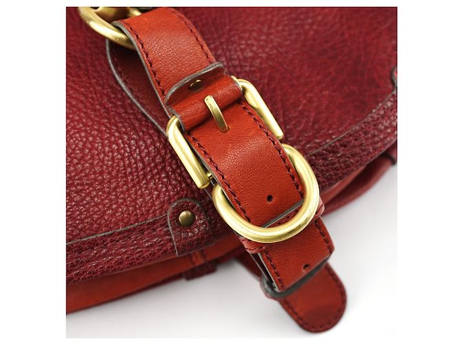 Chloé Borsa Satchel in pelle bordeaux Autunno 2005 - vista 9