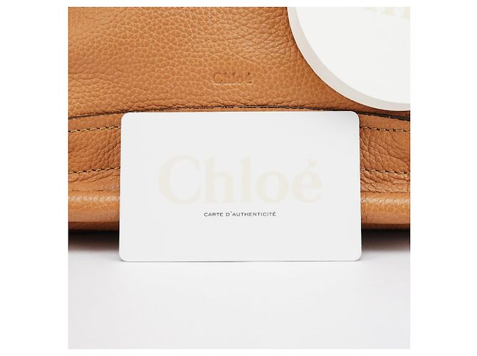 Chloé Borsa Paraty 2-Way in pelle tan - vista 14