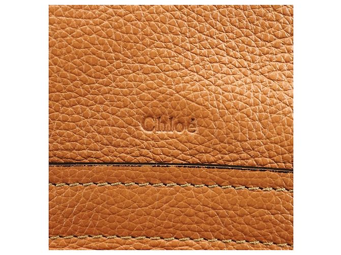 Chloé Borsa Paraty 2-Way in pelle tan - vista 6